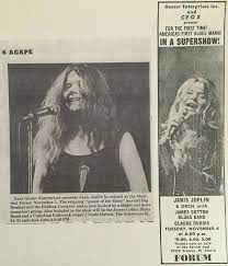 Pin By Kelley Mckamie On 60 S Rock Legends Janis Joplin Joplin Concert