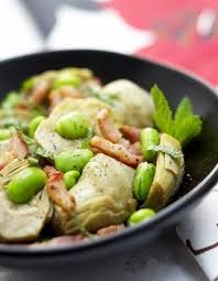 Salade D Artichauts Et De Feves Pour 4 Personnes Recettes Elle A Table Recette Salade Artichaut Recette Artichaut Artichaut