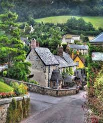 Village Of Branscombe Devon England Dorset Cotswolds England Countryside Cottage England Countryside English Countryside Beautiful Places