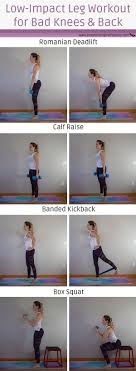 Progressingindisguise Com Bad Knee Workout Lower Body Workout Leg Workout