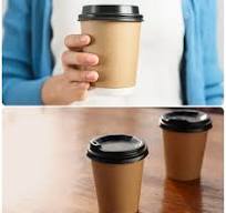Disposable Coffee Cup Lids, 50 Count 89mm U-Shaped Plastic Lids for  10/12/16OZ Coffee Cups (White)