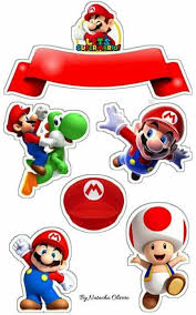 Super Mario Bros Free Printable Cake Toppers Super Mario Bros Party Super Mario Bros Birthday Party Mario Bros Party