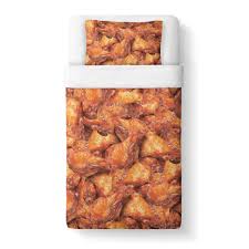 Chicken Wings Invasion Duvet Cover Shelfies