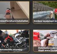 Cordless Impact Driver Kit 16.8V Max Torque 140Nm（105ft-lbs ...