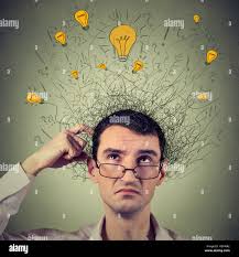 Brain face hi-res stock photography and images