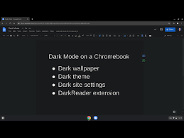 We also list additional tips and tools you can use to since chrome os saves screenshots locally on your device, they won't be available on google drive unless you manually upload them to the cloud. How To Achieve Mostly Dark Mode On A Chromebook 4 Tips Techrepublic