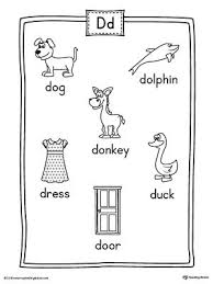 The letters of the alphabet that are used least frequently in the english language are q, j, z and x. Letter D Word List With Illustrations Printable Poster Alphabet Worksheets Preschool Letter D Worksheet Letter Sound Activities
