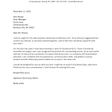 How To Format A Cover Letter With Examples