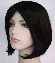 Peluca negra corta y lisa. Cabello sintético corto de alta calidad para  mujer. Peluca de uso diario. Lista para enviar. Envío gratuito a EE. UU.