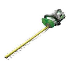 Black And Decker Hedge Trimmer 24 Inch Ego 24 In 56 Volt Lithium Ion Cordless Hedge Trimmer With 2 0ah Battery And Charger Included Ht2401 The Home Depot Hedge Trimmers Best Hedge Trimmer Hedges
