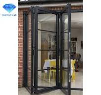 Customized Balcony Kitchen Door Aluminum Alloy Material Broken Bridge  Folding Door