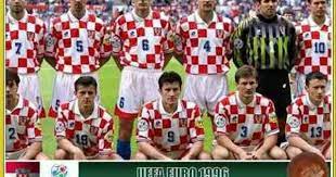 Croatia Team Group At The 1996 European Championships Futbol