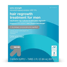 Hair loss takes place slowly over time, and hair growth also takes time. Extra Strength Minoxidil Hair Regrowth Treatment For Men 2 Fl Oz Each Up Up Target