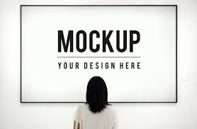 Free Big Art Exhibit Plus Audience Mockup In Psd Art Exhibition Big Art Sign Mockup