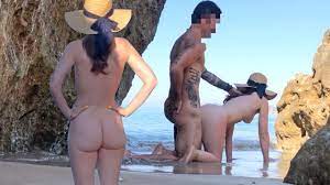 Risky amateur sex on a nudist Greek beach - RedTube