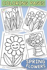 Super coloring free printable coloring pages for kids coloring sheets free colouring book illustrations printable pictures clipart black and white flower printable coloring pages 2859. Flower Coloring Pages For Kids Itsybitsyfun Com