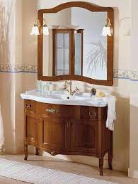 Mobile Arte Povera In Noce Modello Donatello Br Mobile Bagno Arredamento Bagno Arredamento