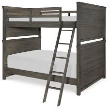 The stephan bunk is a full over full metal bunk bed, finished in a dark gun metal. Legacy Classic Kids Bunkhouse Rustic Casual Full Over Full Bunk Bed With Ladder And Guard Rails Johnny Janosik Bunk Beds