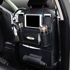 Multi Functional Pu Leather Car Back Seat Storage Bag Multi Pocket Phone Cup Holder Organizer Interior Accessories From Automobiles Motorcycles On Banggood Co Car Storage Bag Car Seat Organizer Seat Storage