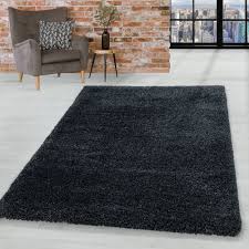 5,0 von 5 sternen 1. Paket Shaggy Hochflor Teppich Wohnzimmerteppich Flor Super Weich Farbe Anthrazit Ceres Webshop