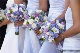 Photo Via Project Wedding Periwinkle Wedding Wedding Bridesmaid Flowers