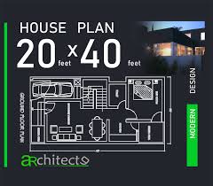 Feet 2 bhk amazing house design. 20x40 House Plan House Plans