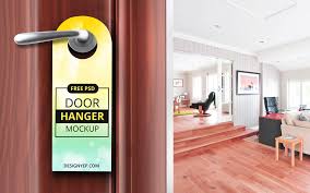 Download Free Door Hanger Mockup Psd On Behance