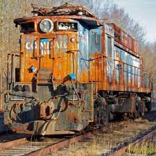 Essex Connecticut By Dawn Eskenazi Another Abandoned Old Train One Of About 15 In Train Yard In 2021 Abandoned Train Old Trains Old Train
