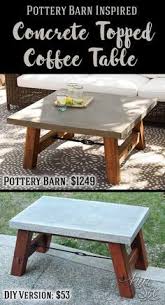 New season furniture has just landed at kmart so of course we. Pottery Barn Inspired Concrete Top Coffee Table Diy Outdoor Table Pottery Barn Inspired Coffee Table Pottery Barn