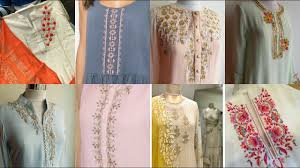 Free ❤ applique designs, bebies design, animal designs, all embroidery designs are our designs are made by professionals using the wilcom software. Simple Hand Embroidery Neck Designs For Kurtis Healthy Care