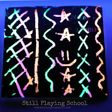 Whether it is a party or inside a classroom, games and activities are the best tools to keep children engaged. Play Learn With Uv Black Light Still Playing School