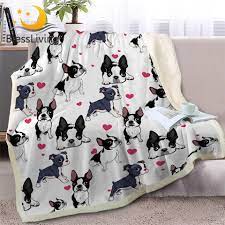 4.7 out of 5 stars 116. Blessliving French Bulldog Sherpa Blanket For Beds Cartoon Dog Soft Throw Blanket Animal Puppy Bedspreads Heart Bedding Dropship Blankets Aliexpress
