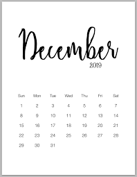 2019 Minimalist Printable Calendar From January To December Calendarbuzz Minimalist Calendar Calendar Printables Calendar Pages