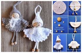This crochet angel is designed using red heart super saver yarn. Crochet Bead Angel Ornament Free Crochet Pattern