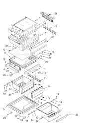 side by side refrigerator parts