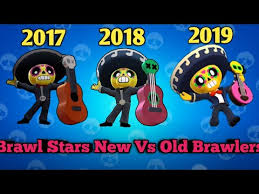 For his super move, he charges through barriers and knocks back enemies!. Brawl Stars Old Vs New Brawler Models Bull Brock Shelly Barley Jessie Piper July Brawl Stars Youtube