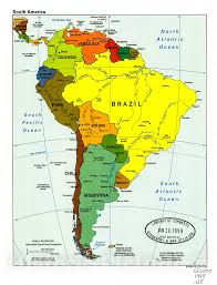 Amazon.com: Mapa histórico de pared de 1998 - América del Sur. 24 x 30  pulgadas : Hogar y Cocina