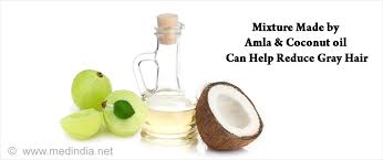 Boil the coconut oil for 5mins and once it is boiled add amla pieces to it. Home Remedies For Gray Hair