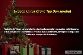 Ucapan selamat natal untuk papa dan mama : 20 Ucapan Selamat Natal Yang Penuh Makna Dan Sangat Inspiratif