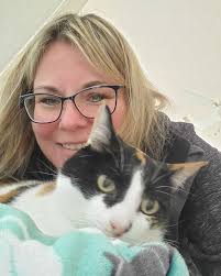 Celebrating Brandon's 1st CATiversary at Purr and Pour Cat Cafe in  Georgetown, SC