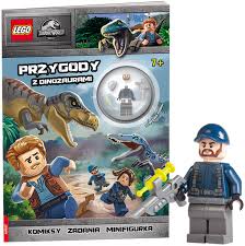 Kolorowanki lego, w tym kolorowanki lego ninjago, to bardzo często pobierane arkusze z naszej kolorowanka do druku z kategorii dinozaury, rysunek przedstawia: Lego Jurassic World Przygody Z Dinozaurami Praca Zbiorowa Ksiazka Bonito
