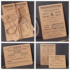 6 Of The Best Invitation Designs For Your Rustic Wedding Rustic Wedding Ceremony Rustic Wedding Invitation Design