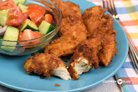 Seal the bag tightly and smush it around to ensure chicken tenders are evenly coated with buttermilk and seasoning. Ranch Fried Chicken Tenders Southern Plate
