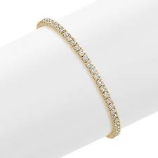 Indulge in tennis bracelet styles that can be worn throughout the year, so find one with your favourite. Diamond Tennis Bracelet In 14k Yellow Gold 8 In Shane Co