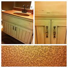 I chose a 4″ mini roller and a 1″ foam brush to get the corners. Country Chic Furniture Painted Bathroom Bathroom Vanity Tops Copper Spray Paint