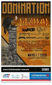 Misfits And Def Leppard To Headline Domination Fest 2020 In Mexico City Concierto Festivales Metal