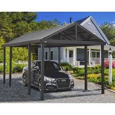 A wide variety of car port kit from china options are available to you, such as color, warranty, and certification. Sojag 12x20 Samara Metal Carport Kit Dark Gray 500 9165838