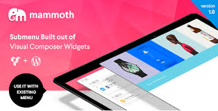 Mega Addons For Wpbakery Page Builder Formerly Visual Composer Mammoth Submenu For Visual Composer Wordpress Plugins Design Grid System Wordpress Plugins
