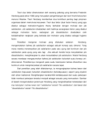 Herzberg adalah seorang profesor yang mengajar di universitas utah, amerika serikat. Doc Teori Dua Faktor Herzberg Diyo Ks Academia Edu