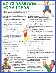 How To Do Yoga In Your Classroom Printable Poster Kids Yoga Stories Yoga Resources For Kids Childrens Yoga Yoga Lessons Yoga Classroom